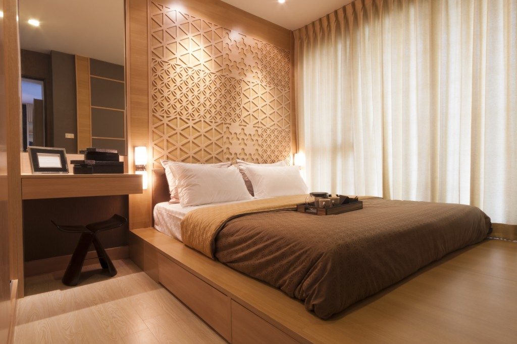 modern luxury hotel room