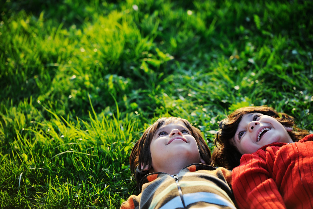 Kids enjoying a safe area for resting and playing