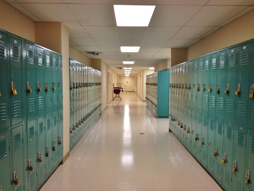 lockers in school